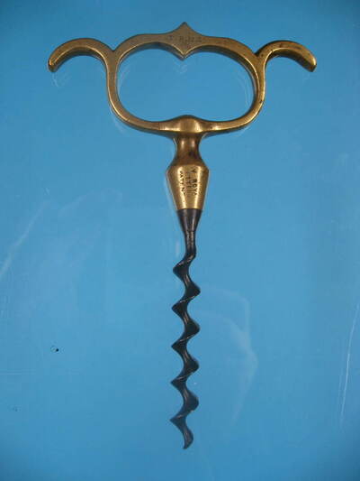 Holroyde Corkscrew Four Finger Bronze Corksplitter only one known!!