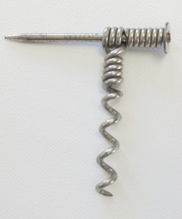 Frederick Sunderland's Registered Peg and Worm Corkscrew of 1908.