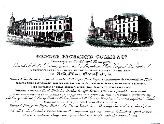 Were corkscrews made at Sir Edward Thomason’s manufactory after 1835?